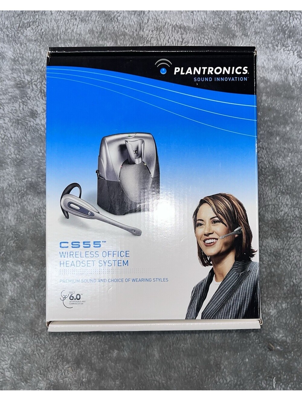 Plantronics CS55 Wireless Office Headset System DECT 6.0 Premium